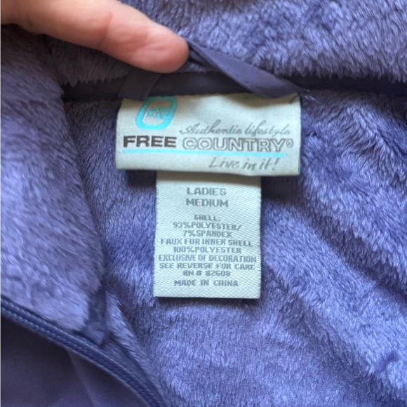 Free Country Lavender Fleece Jacket - Picture 2 of 2